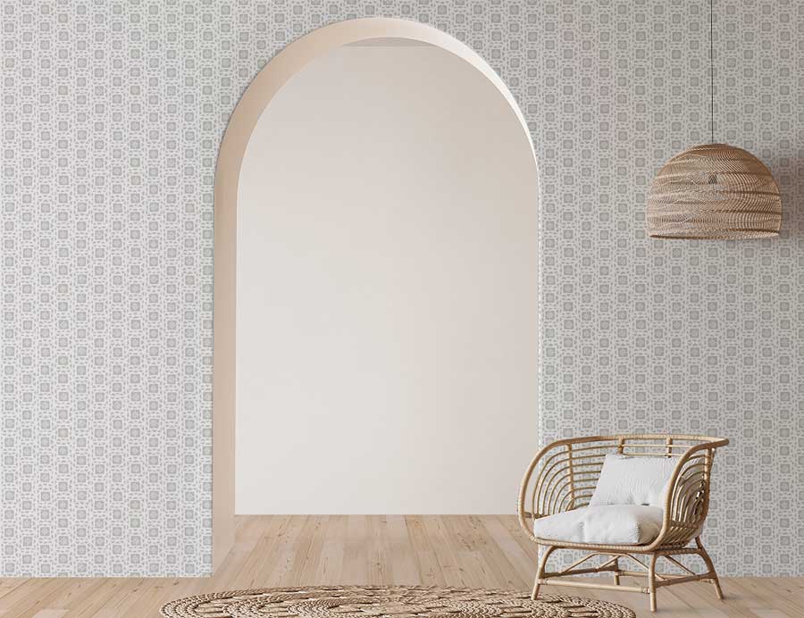 Sarah Boyden Home | Parquet Wallpaper Mockup